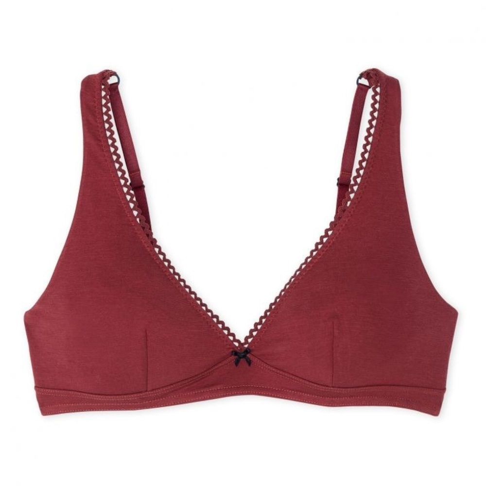 Petit Bateau cotton triangle bralette